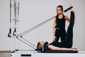 Pilates no reformer